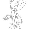 Coloriage Super Sonic 2 Dessin Sonic À Imprimer dedans Coloriage À Imprimer Sonic