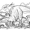 Coloriage T-Rex À Imprimer Sur Coloriageenfant à Coloriage Tyrannosaure