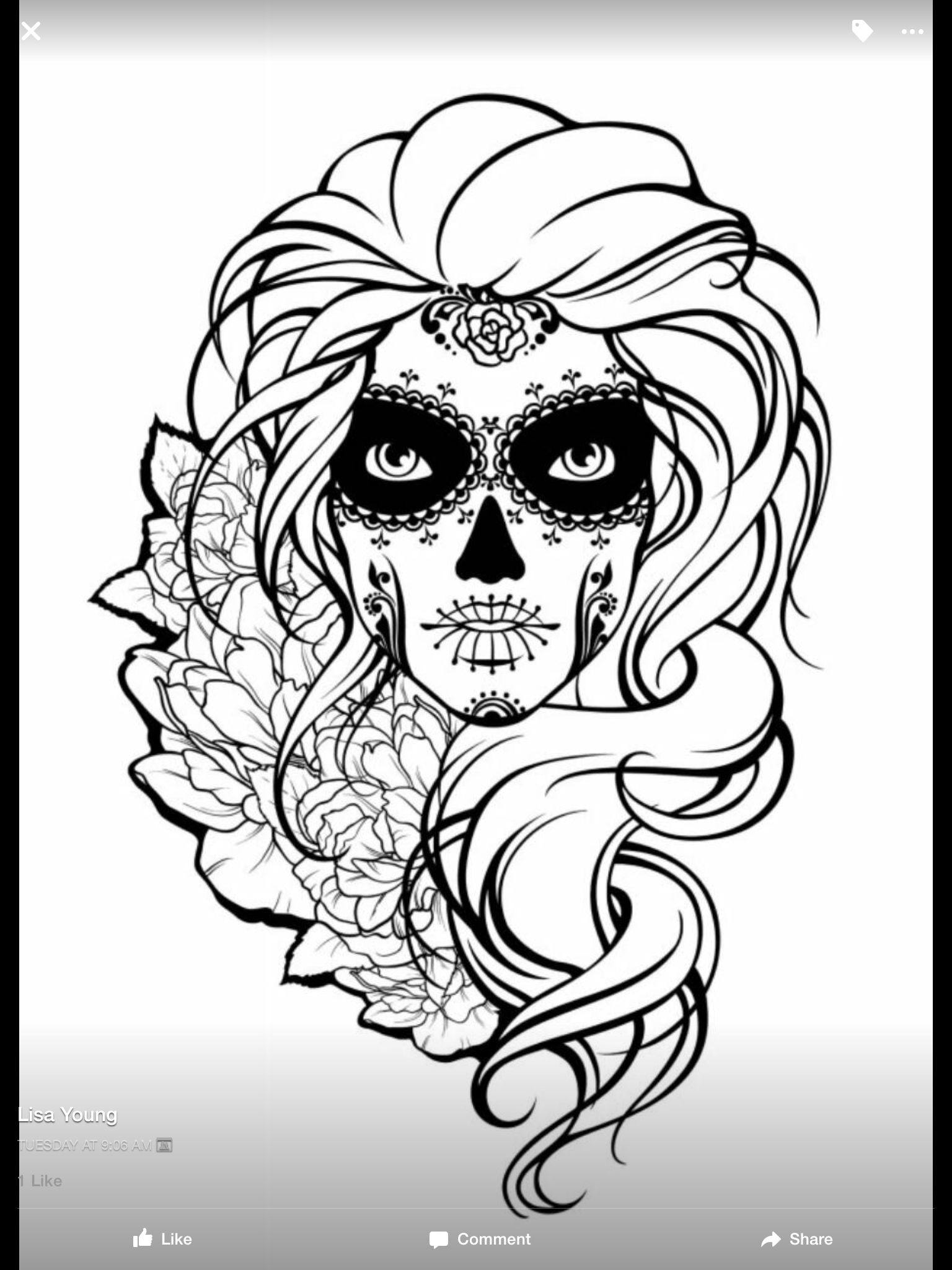Coloriage Tete De Mort Mexicaine A Imprimer / Coloriage Tête De Mort encequiconcerne Tête De Mort Dessin À Imprimer