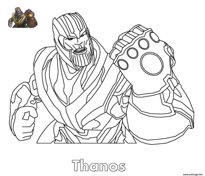 Coloriage Thanos Fortnite Dessin Fortnite À Imprimer tout Dessin Fortnite À Imprimer