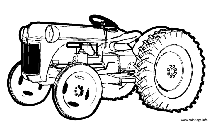 Coloriage Tracteur 6 - Jecolorie destiné Tracteur À Imprimer Gratuit