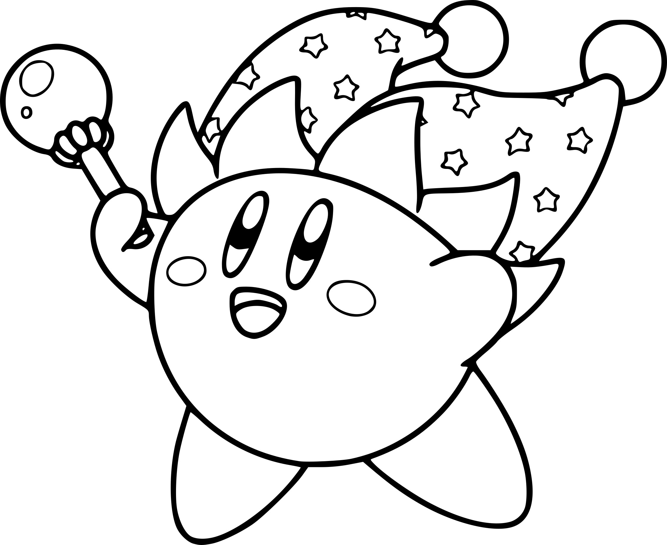 Coloriages À Imprimer : Kirby, Numéro : Ada86Abc intérieur Coloriage Kirby Et Le Monde Oublié