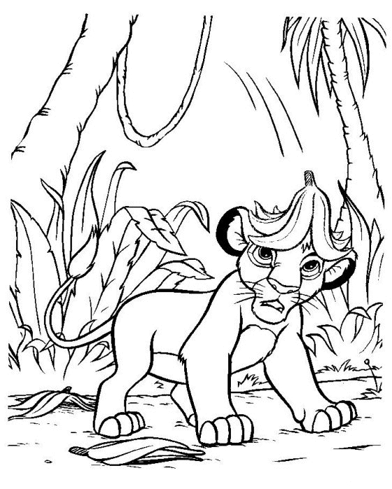 Coloriages À Imprimer : Le Roi Lion, Numéro : 62248 destiné Coloriage Roi Lion