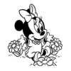 Coloriages À Imprimer : Minnie Mouse, Numéro : 55268 avec Minnie Mouse Coloriage