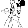 Coloriages À Imprimer : Minnie Mouse, Numéro : 7384 avec Coloriage À Imprimer Minnie
