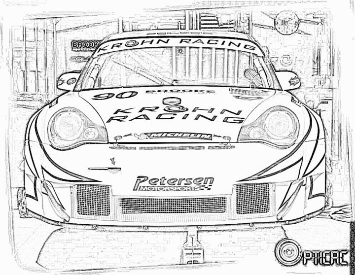 Coloriages À Imprimer : Porsche, Numéro : 106201 tout Coloriage Porsche Gt3 Rs