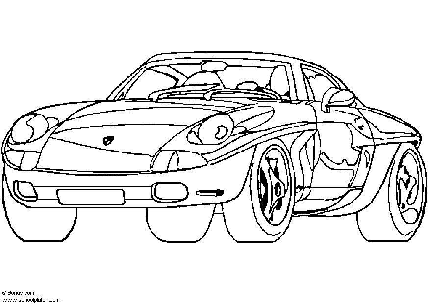 Coloriages À Imprimer : Porsche, Numéro : 198257 concernant Coloriage Porsche Gt3 Rs