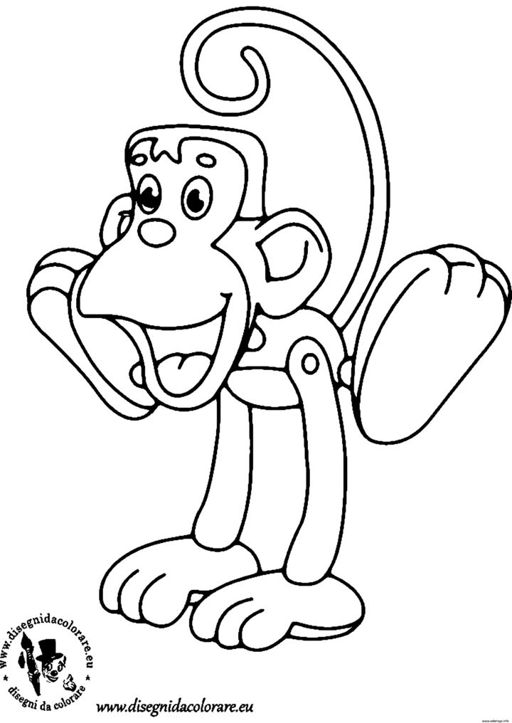 Coloriages À Imprimer : Singe, Numéro : B669C6C6 dedans Coloriage Singe À Imprimer