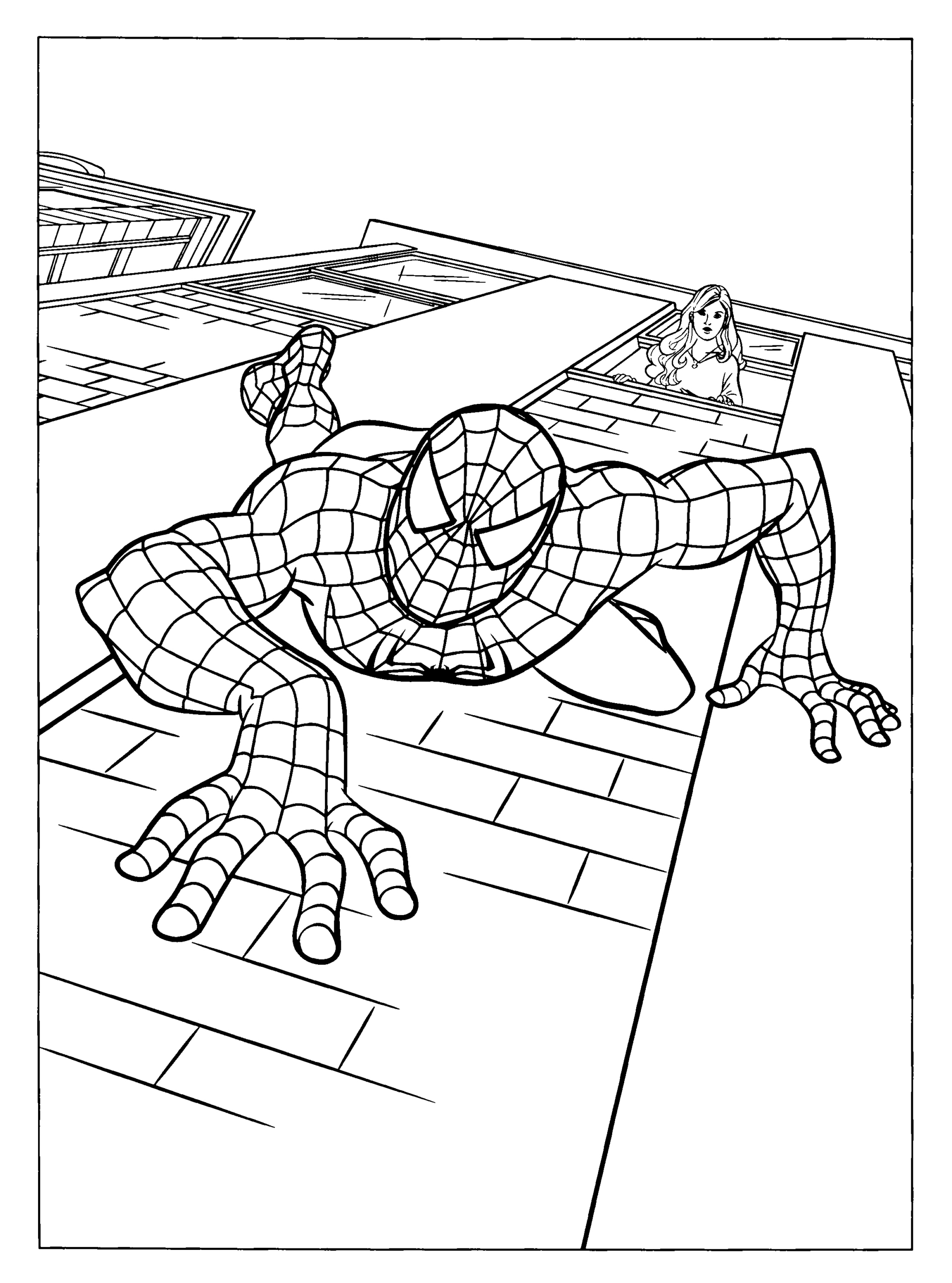 Coloriages À Imprimer : Spiderman, Numéro : 61279 à Dessin De Spider Man