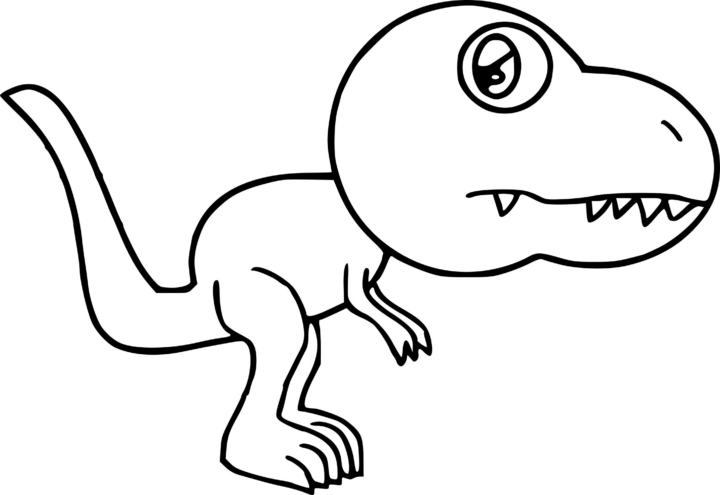 Coloriages À Imprimer : T-Rex, Numéro : 890Dff2 dedans Coloriage Tyrannosaure