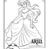 Coloriages Ariel - Fr.hellokids intérieur Ariel Dessin À Imprimer