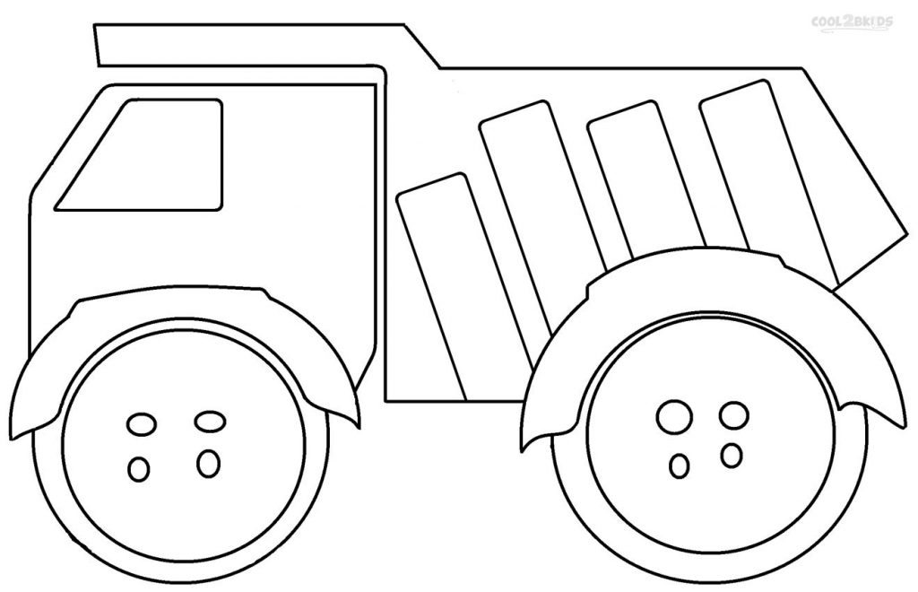 Coloriages - Camion Benne - Coloriages Gratuits À Imprimer destiné Coloriage Camion Benne