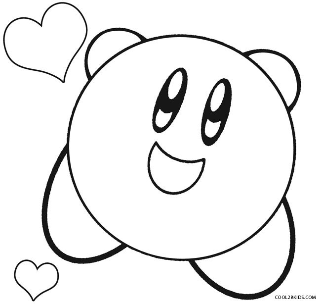 Coloriages - Kirby - Coloriages Gratuits À Imprimer dedans Coloriage Kirby Et Le Monde Oublié