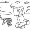 Coloriages - Minecraft - Coloriages Gratuits À Imprimer serapportantà Coloriage Minecraft Pdf