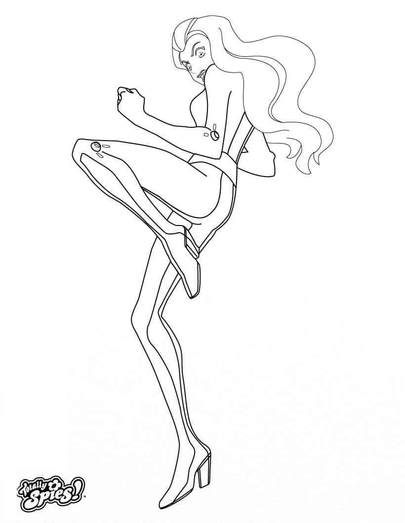 Coloriages Totally Spies. 100 Images Pour Une Impression Gratuite pour Coloriages Totally Spies