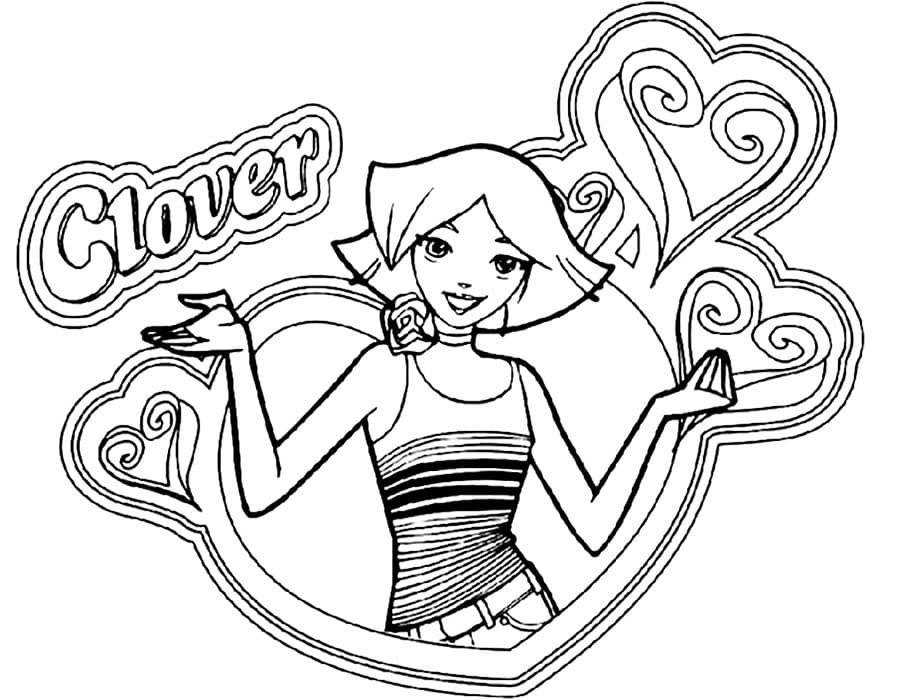 Coloriages Totally Spies. 100 Images Pour Une Impression Gratuite tout Coloriages Totally Spies