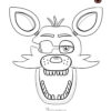 Coloring Foxy Five Nights At Freddys Sketch Coloring Page tout Five Nights At Freddy'S Dessin