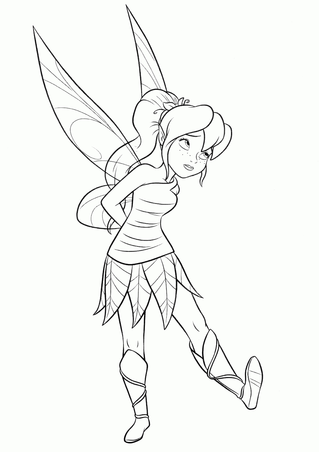 Coloring Page - Disney Fairy pour Dessin Fée À Imprimer