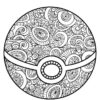 Coloring Pages Mandala Pokemon. Print For Free, Over 80 Images avec Pikachu Mandala