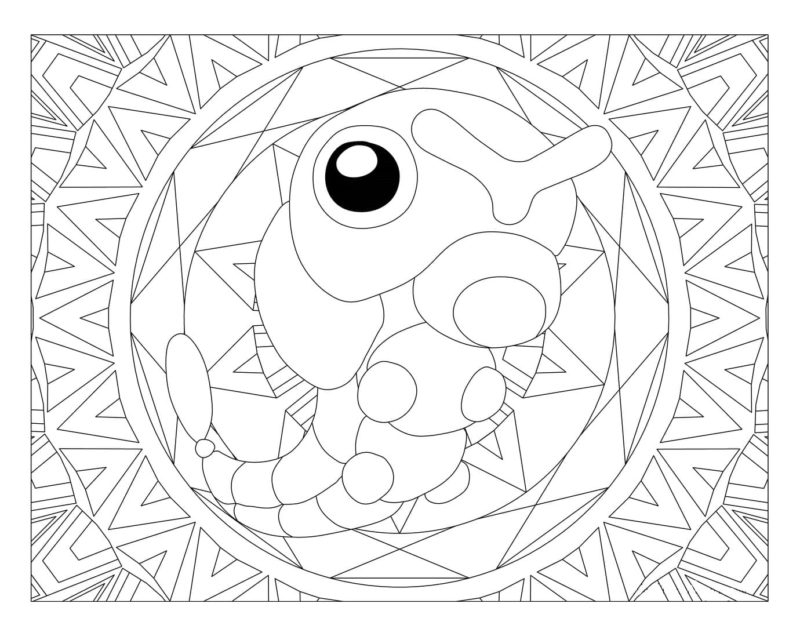 Coloring Pages Mandala Pokemon. Print For Free, Over 80 Images pour Mandala Pokemon