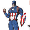 Comment Dessiner Captain America Facilement - Dessin Facile encequiconcerne Dessin Capitaine America