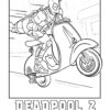 Deadpool 2 À Colorier - Coloriage Deadpool Pour Enfants concernant Coloriages Deadpool