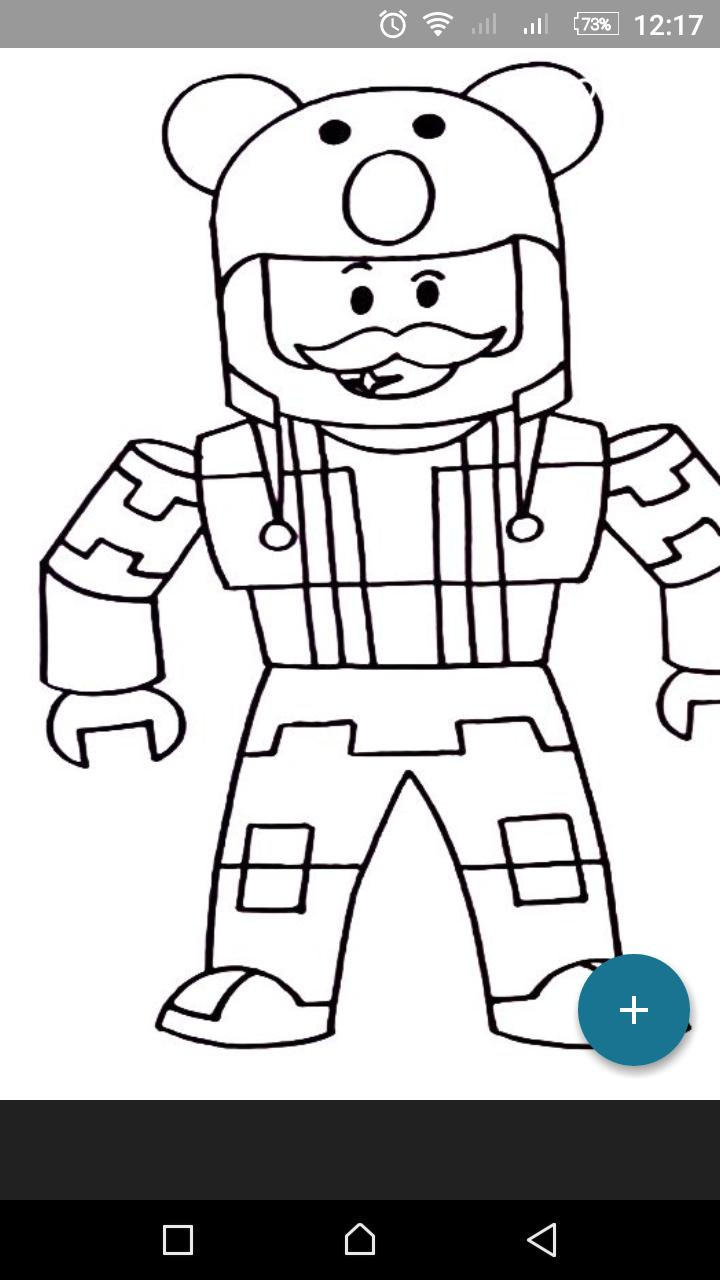 Denis Roblox Characters Pages Coloring Pages serapportantà Roblox Dessin