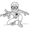 Dessin #835 - Coloriage Spiderman À Imprimer - Oh-Kids destiné Spiderman A Imprimer Coloriage