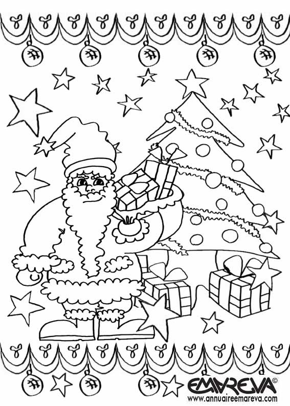 Dessin À Colorier Magique De Noel Pour Maternelle avec Coloriage Magique De Noel