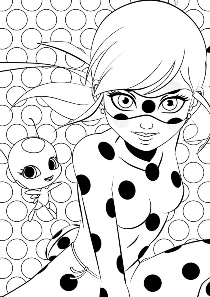 Dessin De Ladybug Et Chat Noir / 11 Calme Coloriage Miraculous Ladybug dedans Coloriage Chat Noir