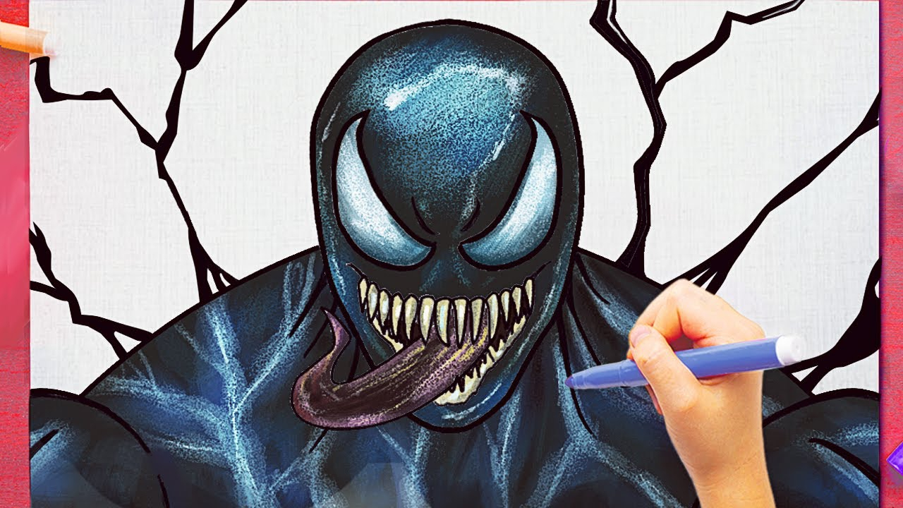 Dessin De Venom | Easy Drawings - Dibujos Faciles - Dessins Faciles dedans Dessin De Venom