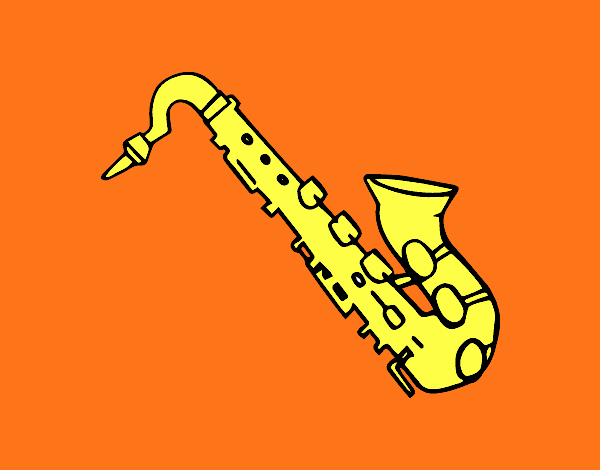 Dessin Saxophone Imprimer : Coloriage Musique Le Beau Saxophone encequiconcerne Coloriage Saxophone