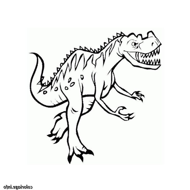 Dessin Tyranosaure Bestof Collection Coloriage Dinosaure Tyrannosaure destiné Coloriage Tyranosaure