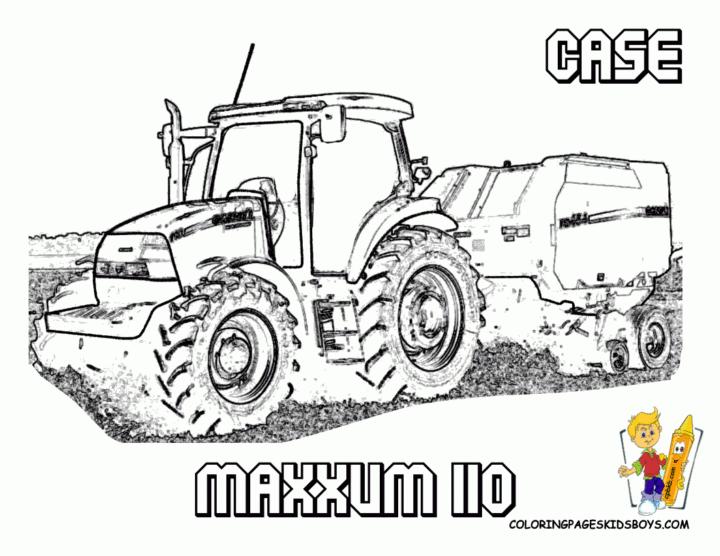 Dessins Gratuits À Colorier - Coloriage Tracteur À Imprimer à Tracteur À Imprimer Gratuit