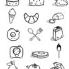 Dibujos De Ida 6817 Kawaii Food Nourriture Coloriage Dessin | Kawaii à Petit Dessin Kawaii À Imprimer