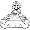 Dibujos De Mario Kart (Videojuegos) Para Colorear Y Pintar - Páginas encequiconcerne Coloriage Mario Kart Peach
