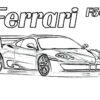 Disegni Da Colorare: Ferrari Stampabile, Gratuito, Per Bambini E Adulti serapportantà Ferrari À Colorier