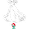 Disney Princess Ariel Coloring Pages - 2 Free Coloring Sheets (2021) serapportantà Ariel Dessin À Imprimer