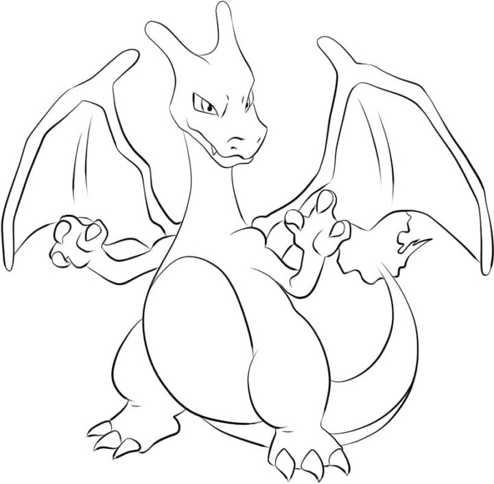 Dracaufeu Pokemon encequiconcerne Dracofeu Coloriage