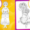 Encanto, La Fantastique Famille Madrigal - Mes Coloriages Avec Stickers avec Encanto Coloriage
