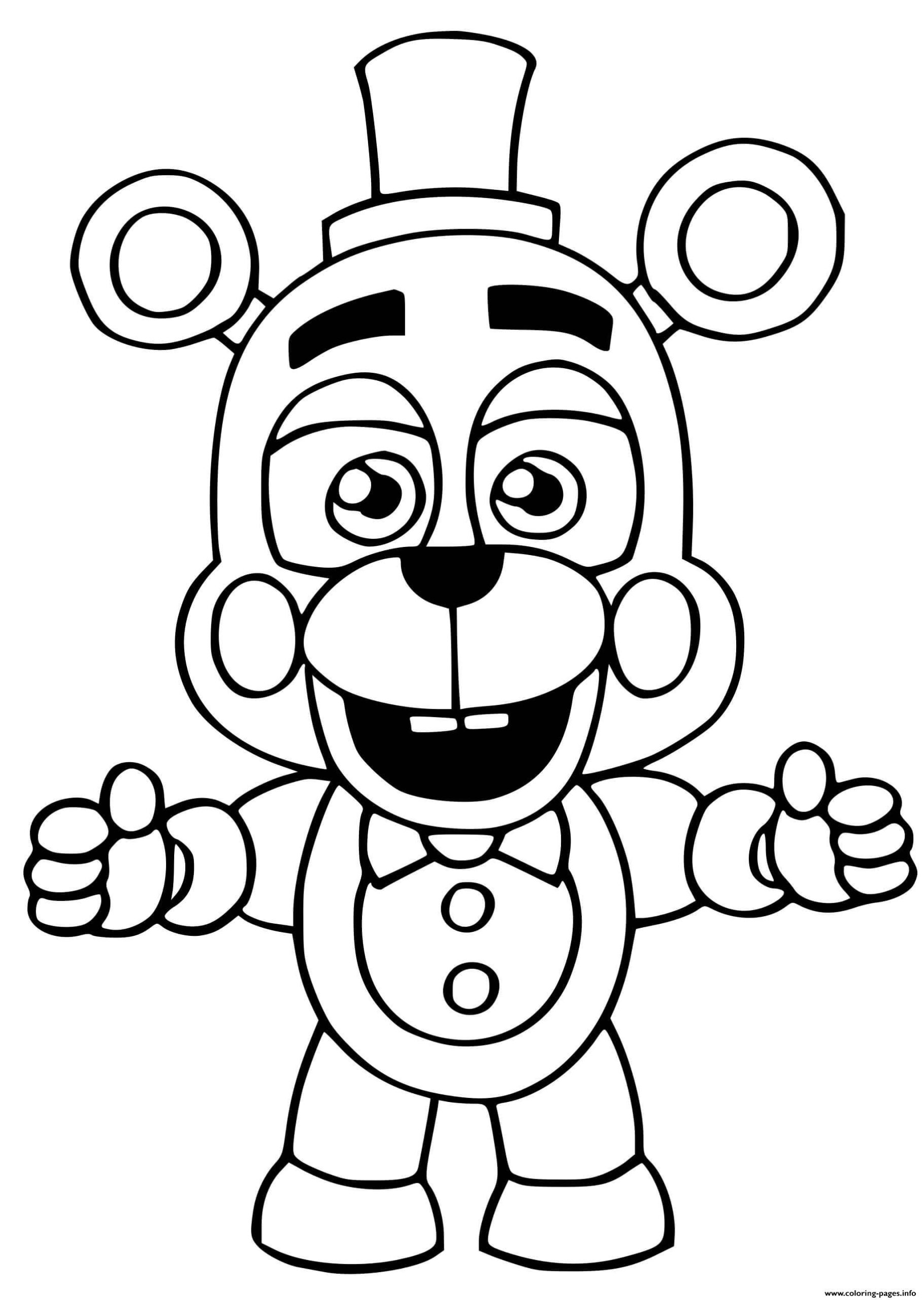 Five Night At Freddy'S Printable Coloring Pages intérieur Five Nights At Freddy'S Dessin