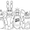 Five Nights At Freddy'S Coloring Pages - Print For Free (120 Images) tout Dessin Five Nights At Freddy'S