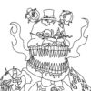 Fnaf 4 Drawing At Getdrawings | Free Download concernant Dessin Five Night At Freddy'S