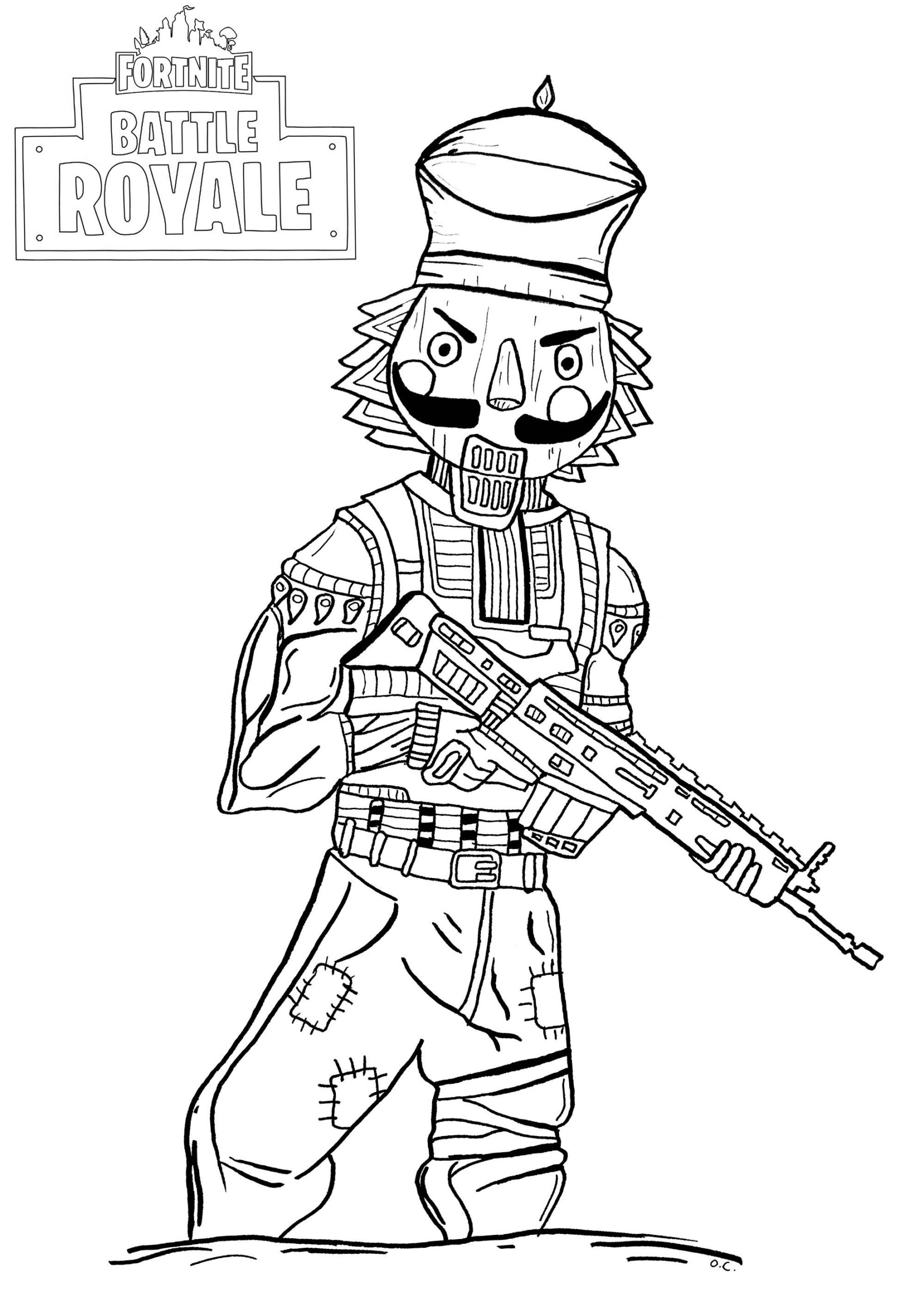 Fortnite Battle Royale : Crackshot - Coloriage Fortnite Battle Royale avec Coloriage Fortnite À Imprimer Gratuitement