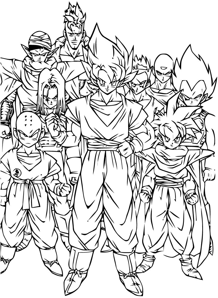 Goku Ssb Coloring Pages - Coloring And Drawing encequiconcerne Goku A Colorier