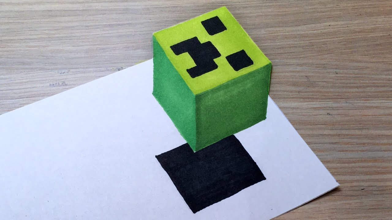 How To Draw A Minecraft Creeper intérieur Dessin Creeper Minecraft
