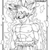 How To Draw Ultra Instinct Goku (Dragon Ball) Drawing Tutorial | Draw destiné Goku Coloriage