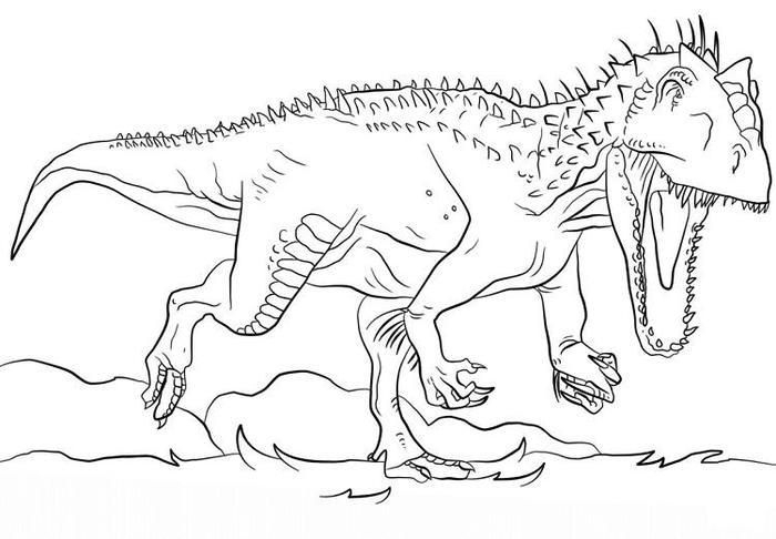 Indoraptor Indominus Rex Jurassic World Indoraptor Coloring Pages concernant Coloriage Indoraptor