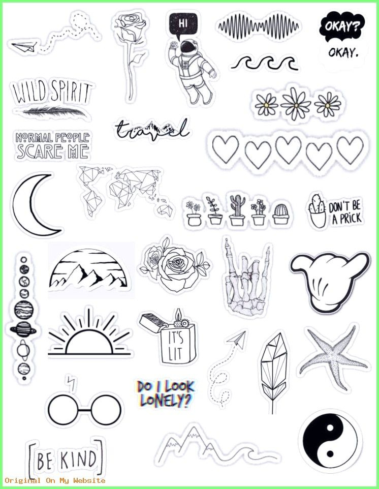 Iphone Wallpaper Aesthetic - White Stickers - #Macbook #Stickers #White tout Dessin A Imprimer Aesthetic