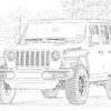 Jeep Rubicon Coloring Page - Mimi Panda tout 4X4 Coloriage